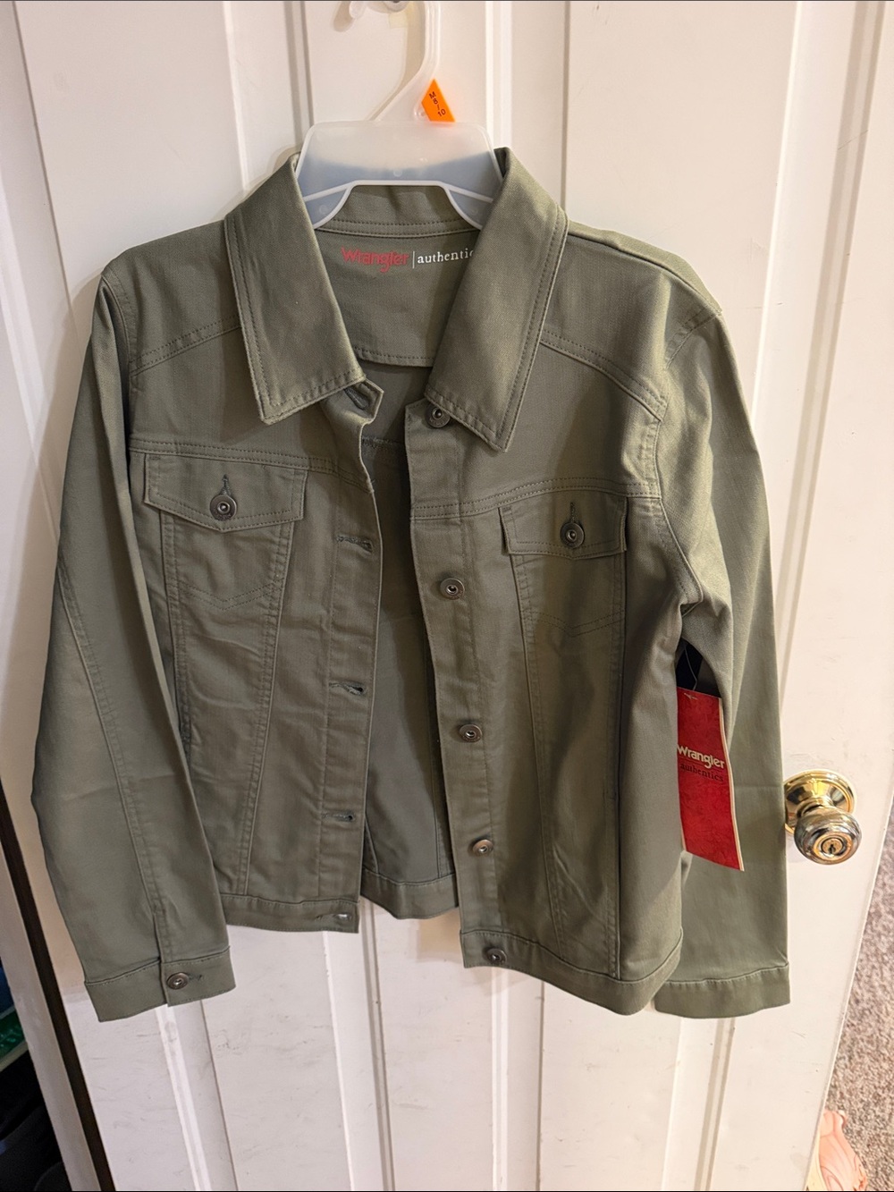 Wrangler Olive Green Lightweight Women’s  Jean Jacket